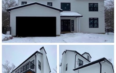 New White and Black Siding and Gutters – Aberdeen, New Jersey