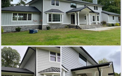 Siding Replacement with Shake and Board & Batten – Red Bank, New Jersey