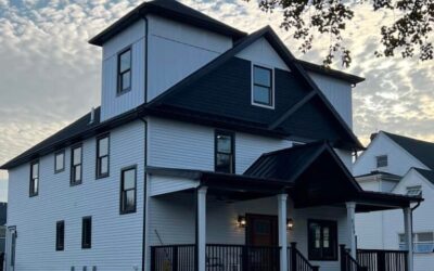 Classic Black and White Siding Design – Belmar, New Jersey