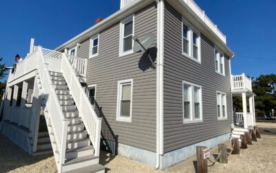 Graystone Vinyl Siding on Beach House – Long Beach Island, NJ
