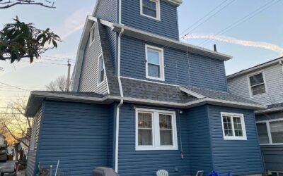 Regatta Blue Vinyl Siding Installation – Staten Island, New York